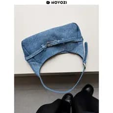 20/05: 00 HOYOZI Novo produto 2026 Bolsa jeans para axilas [Bolsa Xiaoyoujia]