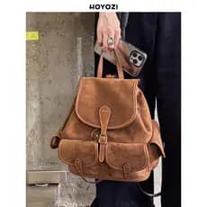 [Bolsa Xiaoyoujia] HOYOZI Mochila Melade de Alta Qualidade Bolsa Escolar Estilo Feminino 2026 Novo Estilo Grande Capacid