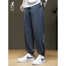 2026 primavera novo estilo Modal calças casuais calças esportivas masculinas soltas Plus Size moletom masculino até o to