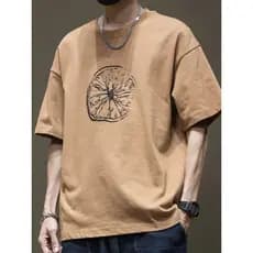 Street Wear 130kg gordura plus Size camiseta masculina de manga curta 2026 verão novo estilo mais gordura mais grande ma