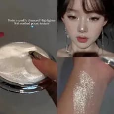 Creme de alto brilho com purê de batata piscante!Rosto iluminando perolado água clara brilhante creme multiuso monocromá