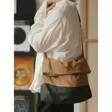 Sobag japonês Casual All-Match bolsa mensageiro de lona de um ombro masculino unissex Street Wear mensageiro grande saco