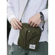 Sobag série montanha leve náilon pano saco do mensageiro masculino nicho verde do exército Unisex resistente a respingos