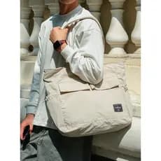 Sobag japonês Casual Multi-bolso pano de náilon unissex bolsa de ombro feminino grande capacidade Commuter zíper sacola