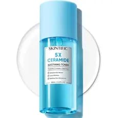 SKINTIFIC Tônico Calmante com 5X Ceramidas, Hidratante, Reparador da Barreira Cutânea, Alivia a Vermelhidão, com Probiót