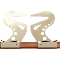 Suporte de Mão Ajustável para Cavaleto, Barra de Apoio para Mão de Artista, Suporte de Pulso de Metal com Design de Grav