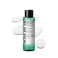 SOME BY MI AHA BHA PHA 30 Days Miracle Toner – 5.07oz, 150ml – Tônico Facial Esfoliante Coreano com Ácido Salicílico par