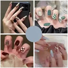 Usar produto acabado para unhas Remendo de unhas removível Adesivo de unhas vestível para unhas de balé