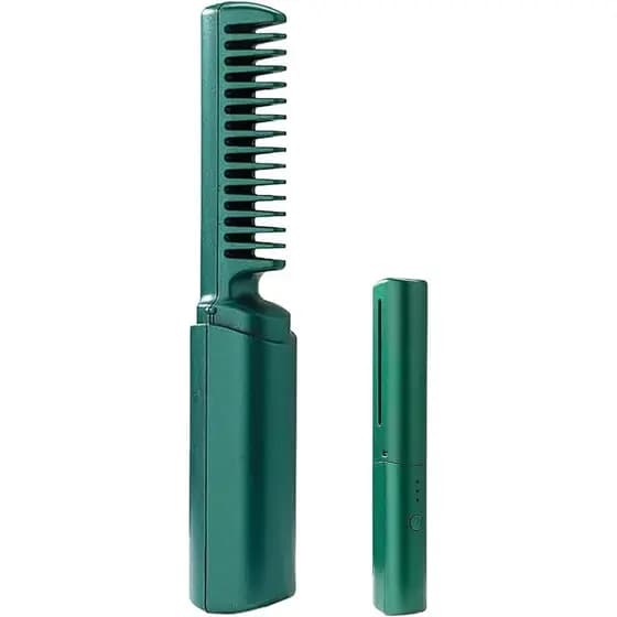 Escova Alisadora de Cerâmica, Escova para Alisar Cabelo, Ferramenta de Estilização Anti-Frizz, Escova Alisadora de 3 Vel