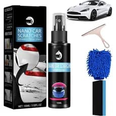 Elationirto Spray Reparador de Arranhões Automotivos, Spray de Revestimento Automotivo Rápido de Alta Proteção 3 em 1, A