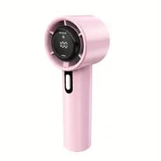 Ventilador portátil [Ventilador turbo Pro de 100 velocidades], ventilador recarregável portátil de 5000mAh com display L
