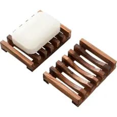 de sabonete de madeira para chuveiro, conjunto de 2 peças de bandeja para sabonete de chuveiro, bandeja de sabon