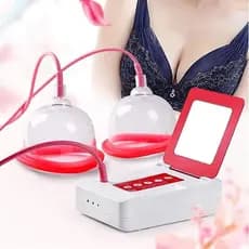 Massageador de Mama Elétrico Sem Fio, Bombas de Mama Elétricas com Controle Remoto, Transparente, Aumento e Firmamento I