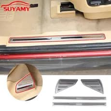 4 Pçs Peitoril Da Porta Do Carro Placa De Chinelo Protetor Decoração Tira Anti-Risco Adesivo Para Land Rover Freelander2