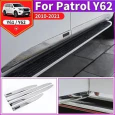 Tira De Destaque Lateral Da Porta Guarnição Do Corpo Para Nissan Patrol Y62 2010-2021 2020 Pára-Choques Resistente A Ris