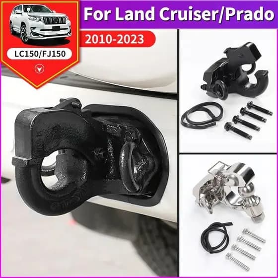 Para 2003-2021Toyota Land Cruiser Prado 150 Acessórios De Modificação Fora De Estrada Gancho De Resgate Engrenagem De Tr