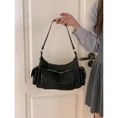 Bolsa de ombro estilo nicho retrô estilo punk crossbody[8952]