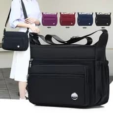 8860-1Bolsa de ombro feminina leve e à prova d‘água para lazer diário, fácil de transportar