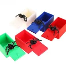 1pc Brinquedo de Aranha Caixa de Terror O Brinquedo Escondido Na Caixa Irá Reaparecer IF7I