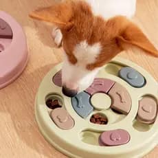 Brinquedo Comedouro Interativo Quebra Cabeça Tabuleiro Cães