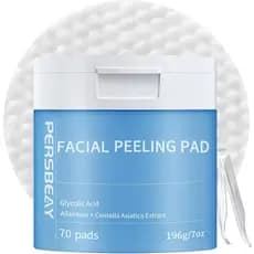 Discos de ácido glicólico, discos esfoliantes e tonificantes para rejuvenescimento facial, discos faciais suaves de dupl