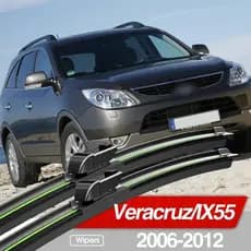 Para Hyundai Veracruz IX55 2006-2012 Lâminas De Limpador De-Brisa Dianteiro 2 Peças Acessórios Janela 2007 2008 2009 201