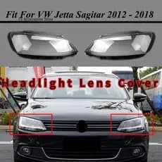 Frente Do Carro Farol Lâmpada Transparente Abajur Capa Lente Escudo Para Jetta Sagitar) MK6 2012-2018