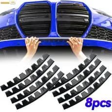 8 Pçs Esporte Universal Carro Amortecedor Dianteiro Guarda Chassi Anti-Risco Skid Kit Raspar Protetor Placa DIY Com Pré-