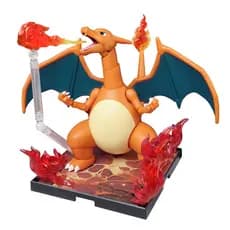 Blokees Blockman Pokémon Brinquedos Genuínos Charizard Ceruledge Figura de Montagem Modelo Decoração Coleção de Estatuet
