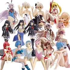 Boneco De Ação Em Formato De Anime Sword Art Online Kasugano Sora Yae Sakura Rem Yukino Decoração Kawai Adulto Brinquedo