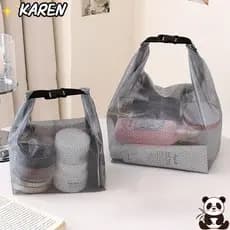 Bolsa De Armazenamento KAREN , Compras De Viagem Tipo Fivela Lavagem Portátil À Prova D'água Da Moda
