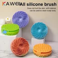 Escova De Banho De Cerdas Macias KAWEII , Shampoo Corporal De Silicone Dupla Face Massagem