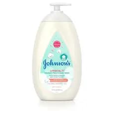 Loção para Rosto e Corpo Johnsons CottonTouch para Bebês, Hidratação Hipoalergênica para a do Bebê, Feita com Algod