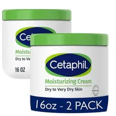 Hidratante Facial e Corporal Sateefel, adequado para peles secas a extremamente secas e sensíveis, novo pacote com 2 uni