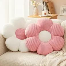Pacote com 2 Almofadas, Almofada Macia para Chão, Almofada para Sofá, Sala de Estar, Quarto, Decoração de Quarto de Meni