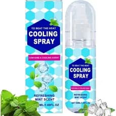 refrescante, refrescante para clima quente, Icy Hot, Névoa refrescante portátil de 50ml com mentol, Al