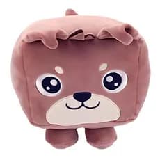 Pelúcia Quadrada Fofinha Cachorrinho Marrom R3611 BBR