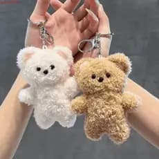 Chaveiro De Urso De Desenho Animado JUNYUE , Pingente Pelúcia Kawaii De Animal Doce