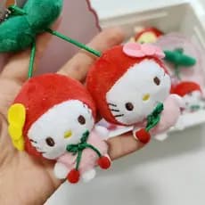 Kuromi/My Melody/Cinnamoroll Broche De Chaveiro De Pelúcia 3 Em 1-Pingente De Personagem De Anime Kawaii Para Decoração