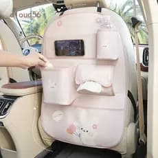 BH Cartoon Rabbit Bear Assento De Carro Protetor De Chute Traseiro Bolsa De Armazenamento Criativo Multifuncional