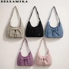 Bolsa De Nylon Impermeável Feminina De Grande Capacidade Bolsa Transversal De Ombro Ideal Para Trabalho Escola E Viagens