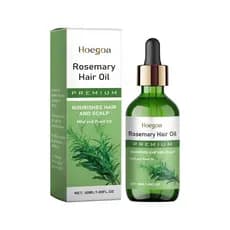 Óleo Capilar Premium de Alecrim, Contém Óleo de Batana e Óleo de Rícino, Tratamento Anti-Queda de Cabelo, Sérum Nutritiv