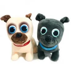 JAMXUN Filhote De Cachorro Pals Brinquedos De Pelúcia Bingo E Rolly Animal Dog Plushie Novo Brinquedo