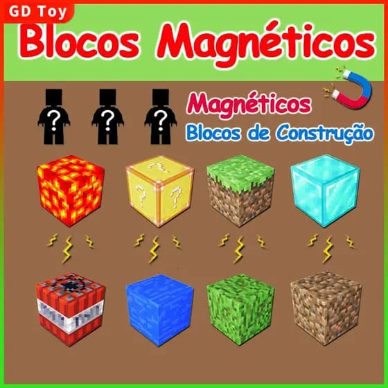 Pronto Estoque 35/70/100Pcs Blocos De Construção Magnéticos Brinquedos Educativos Infantis Presente De Aniversário