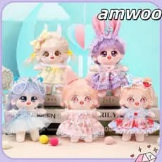 Vestido De Princesa AMWOO , Fofo Com Laço , Acessórios Para Cabeça , Boneca , Roupas Lindas , 10 Estilos De Vestidos Da