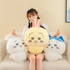 10/20/30cm Chiikawa Bonito Macio Plushie Boneca Brinquedo Kawaii Fofo De Pelúcia Crianças Sofá Travesseiro Almofada