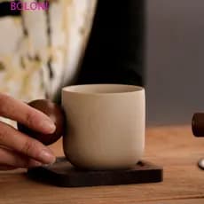 Xícara De Café BOLONI , Tigela De Cerâmica , Aparelho Para Bebidas Feito À Mão , Espesso , Requintado , Copo Beber Chá ,