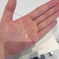 925 Prata Ultra-Fino Espumante Diamante Coração Colar Para Mulheres High-end Mini Triângulo Zircão Clavícula Corrente Pr