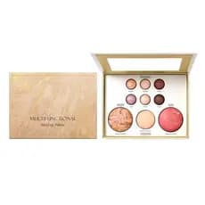 Paleta de Maquiagem Multifuncional Colorida, Sombra para Olhos, Blush, Paleta de Alto Brilho, Paleta de Maquiagem Colori