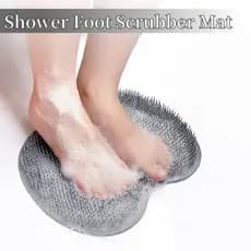 Almofada de para costas e pés, almofada de para banho de pés, escova de massagem para banho com cerdas